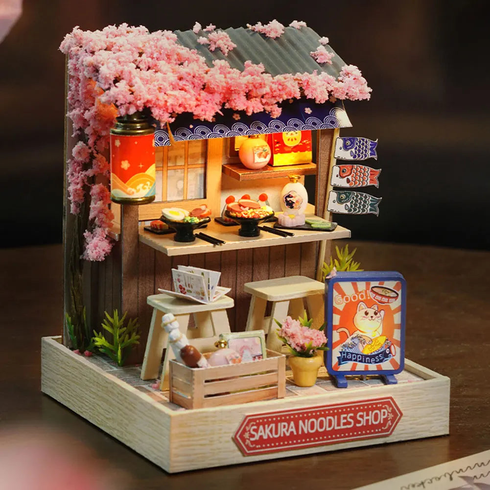 DIY Miniature Dollhouse Kit With Furniture Mini Dollhouse Model Kit Home Bedroom Decor Creative Room Wooden Doll House